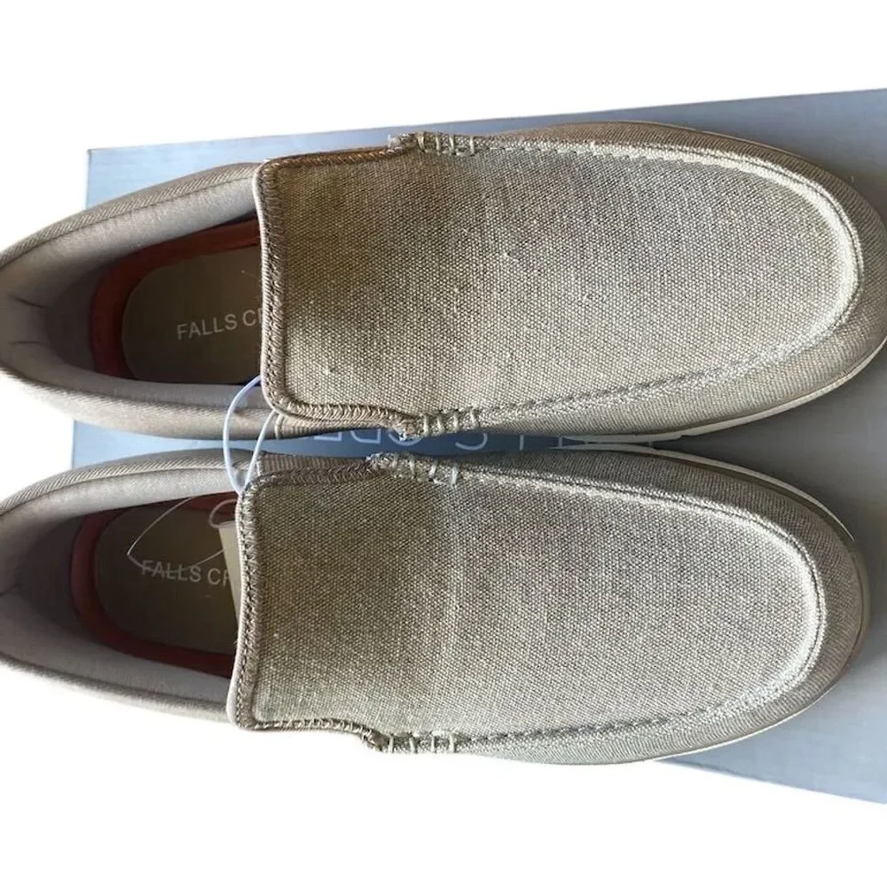 Men's Brown Loafer Slip-On Shoes Size 9M Casual Comfort Durable